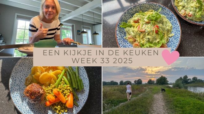 Een kijkje in de keuken week 33 2025