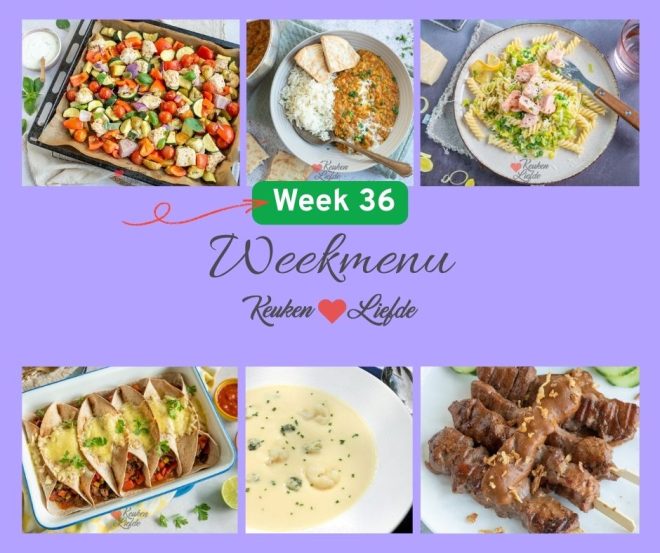 Weekmenu 36 2025