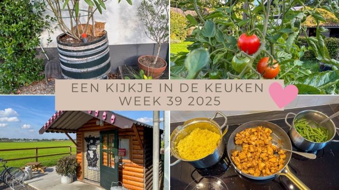 Een kijkje in de keuken week 39 2025