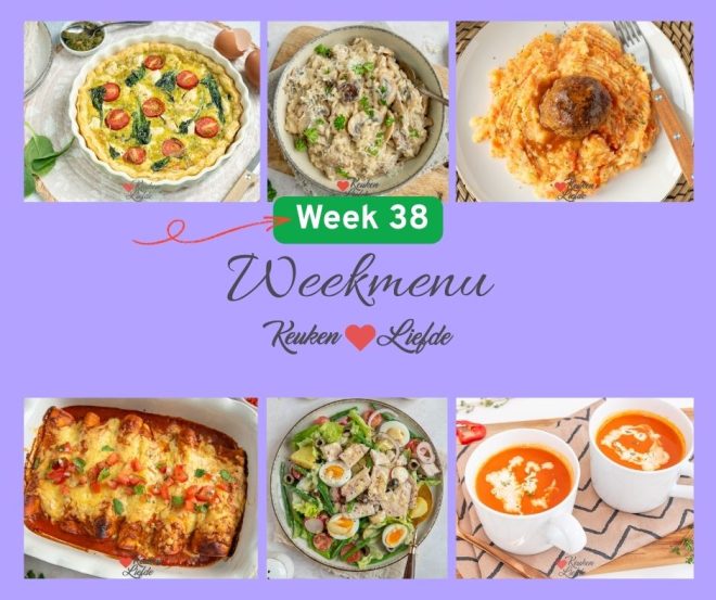 Weekmenu 38 2025