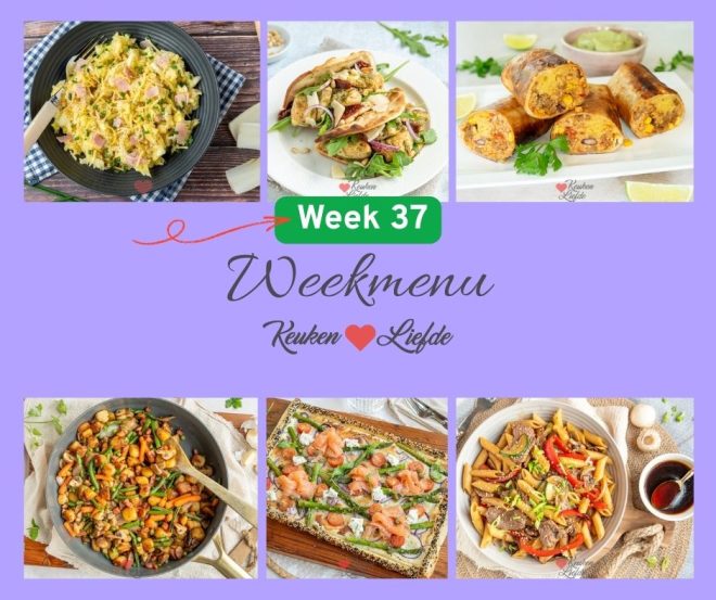 Weekmenu 37 2025