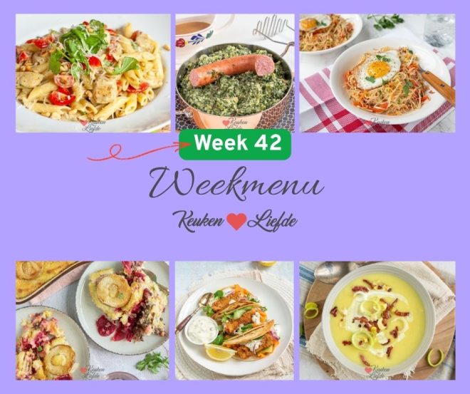 Weekmenu week 42 2025