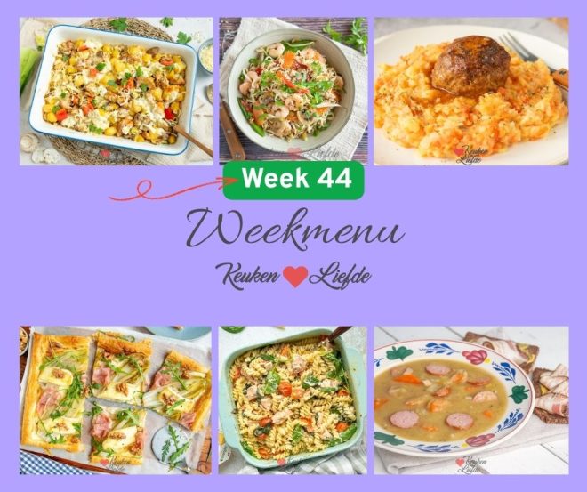 Weekmenu week 44 2025