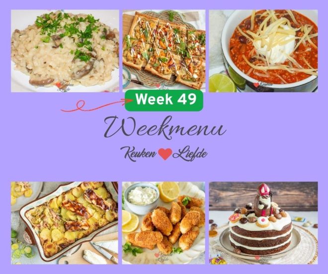 Weekmenu week 49 2025
