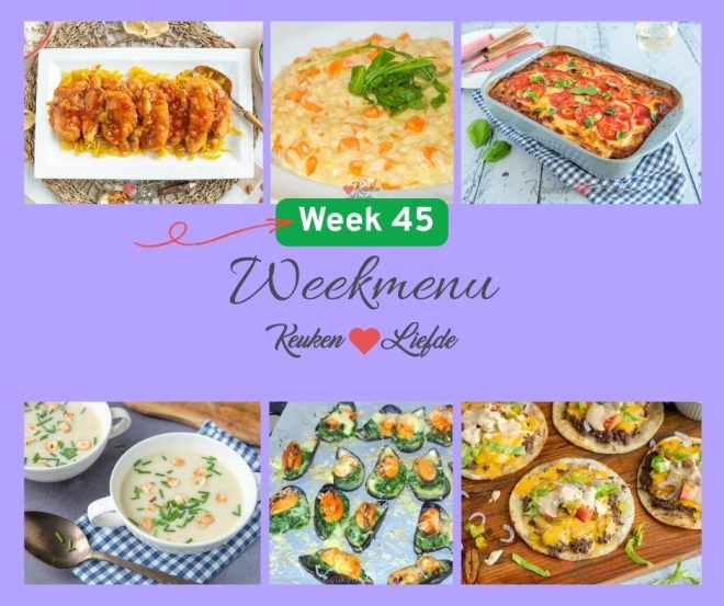Weekmenu week 45 2025