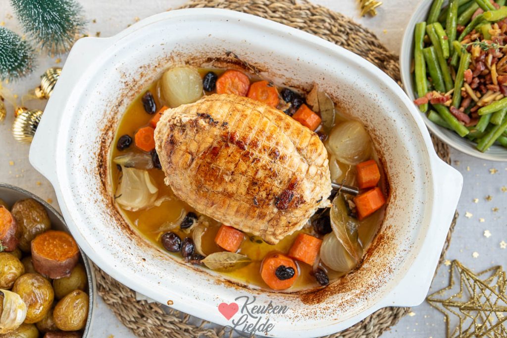 Kiprollade uit de oven