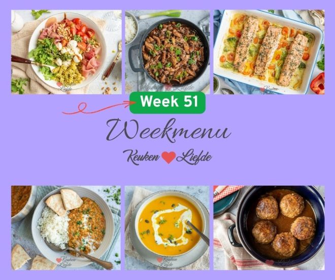 Weekmenu week 51 2025