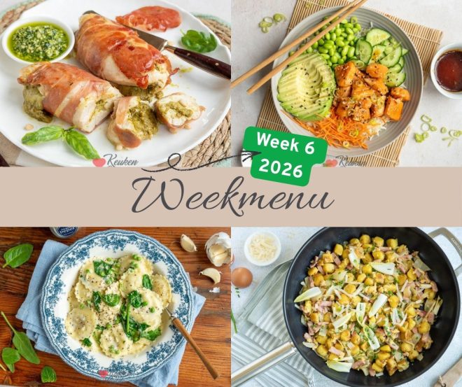 Weekmenu week 6 2026