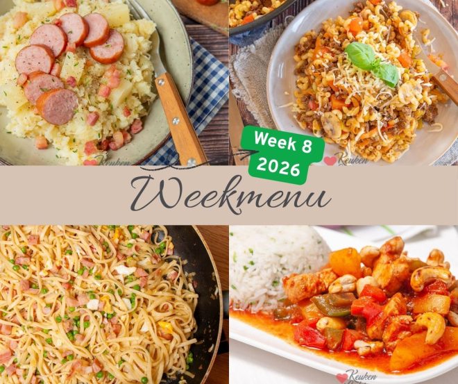 Weekmenu week 8 2026
