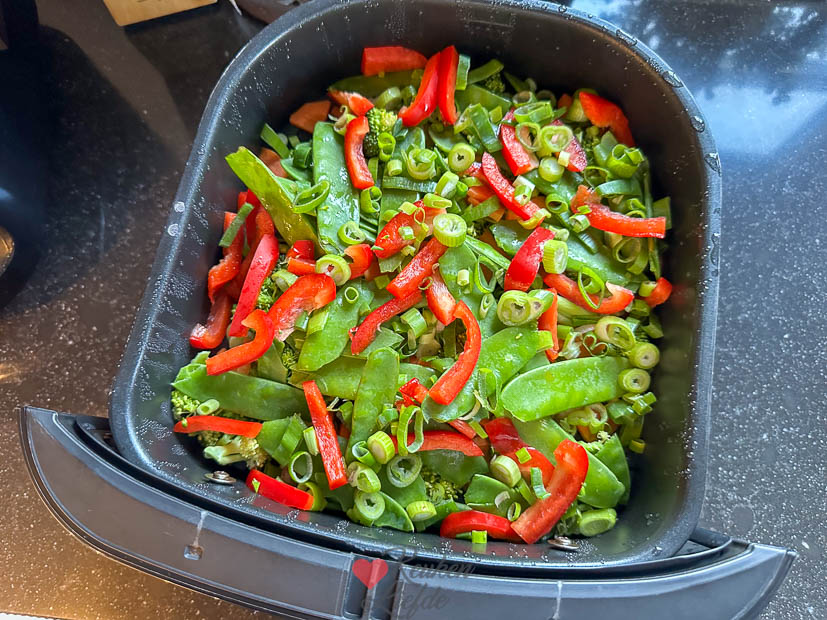 Kip en groenten uit de steam aerofryer