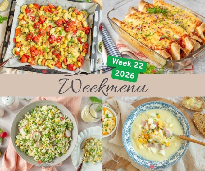 Weekmenu week 22 2026
