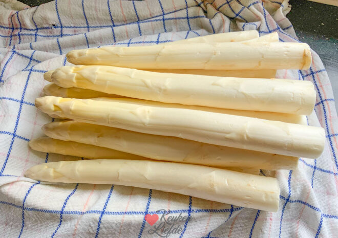 Alles over witte asperges: koken, schillen en bewaren