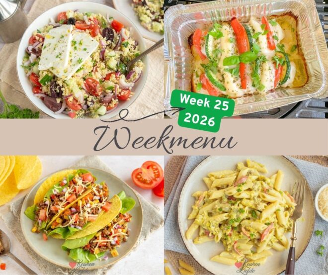 Weekmenu week 25 2026