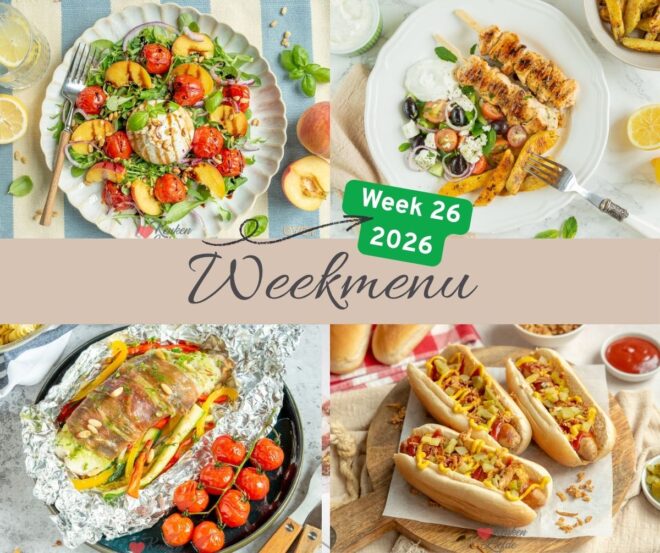 Weekmenu week 26 2026