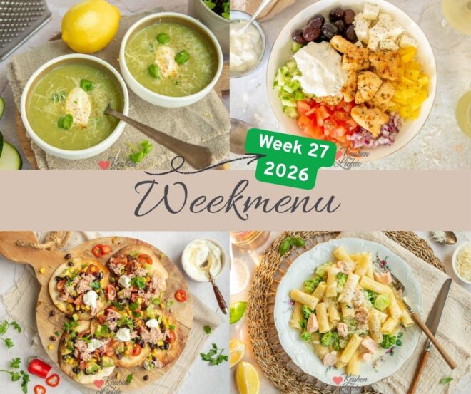 Weekmenu week 27 2026