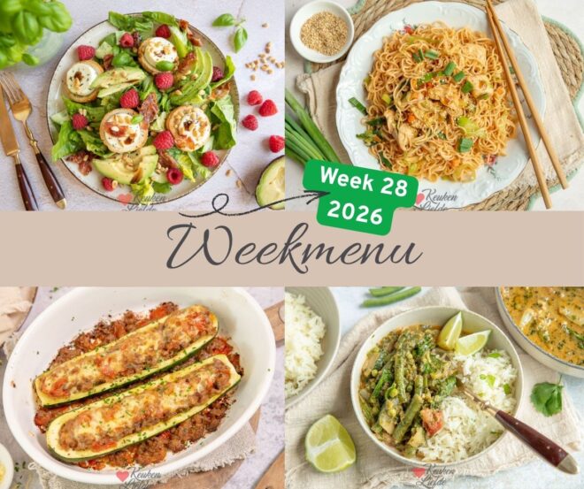 Weekmenu week 28 2026