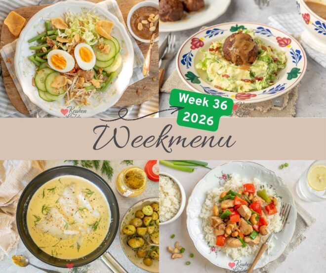 Weekmenu week 36 2026