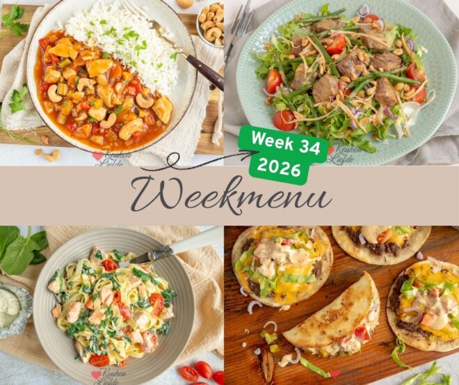 Weekmenu week 34 2026