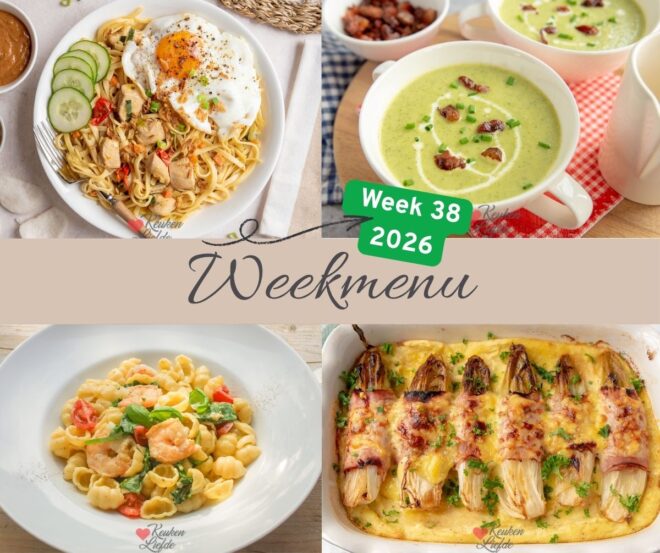 Weekmenu week 38 2026