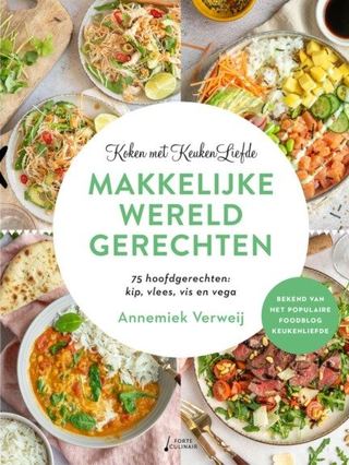 Omslag van Koken met KeukenLiefde Makkelijke Wereldgerechten