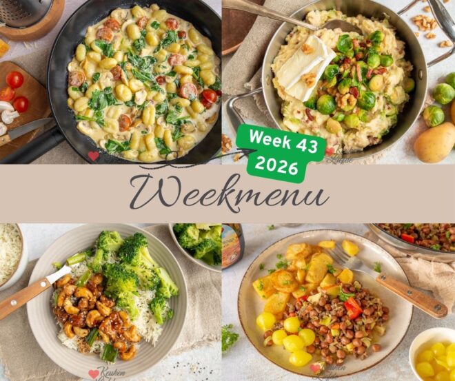 Weekmenu week 43 2026
