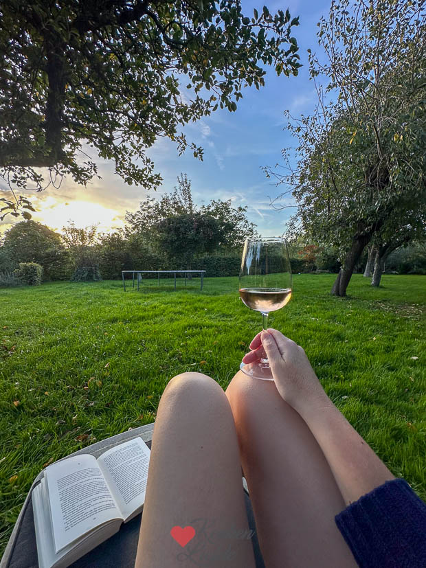 Genieten van de de laatste zonnestralen