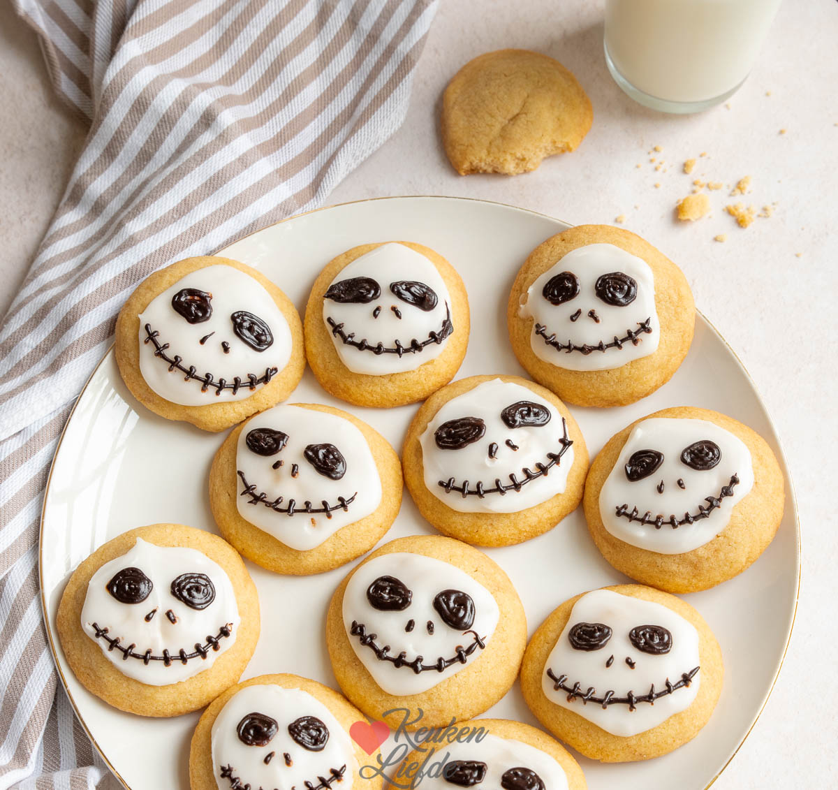 Griezelkoekjes met glazuur