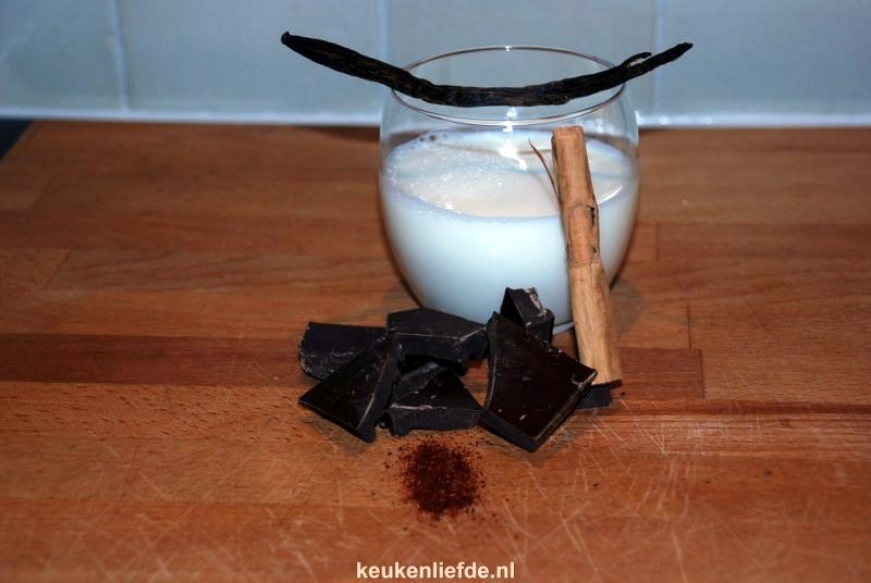 Warme chocolademelk uit de film'Chocolat'