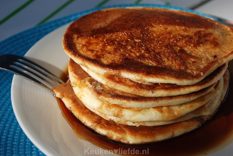 Real American breakfast pancakes