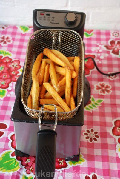Zelfgemaakte Vlaamse friet