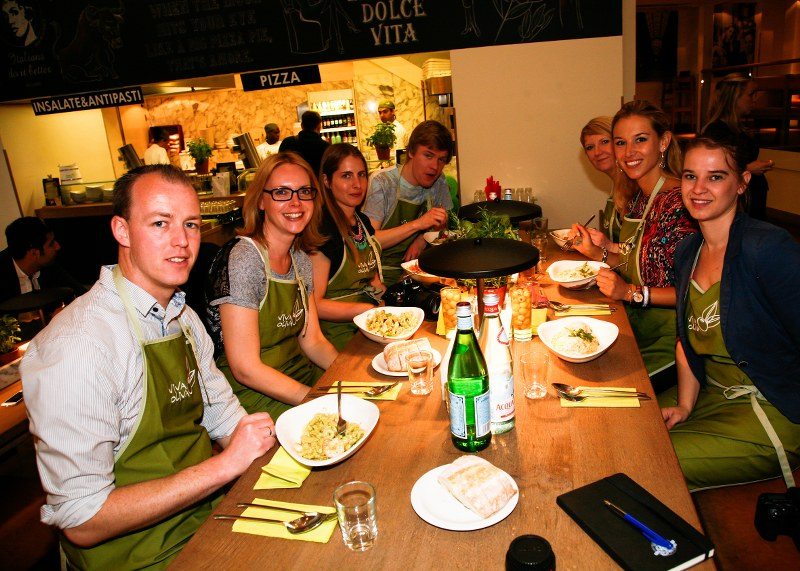 Barista workshop en pasta maken bij Vapiano!