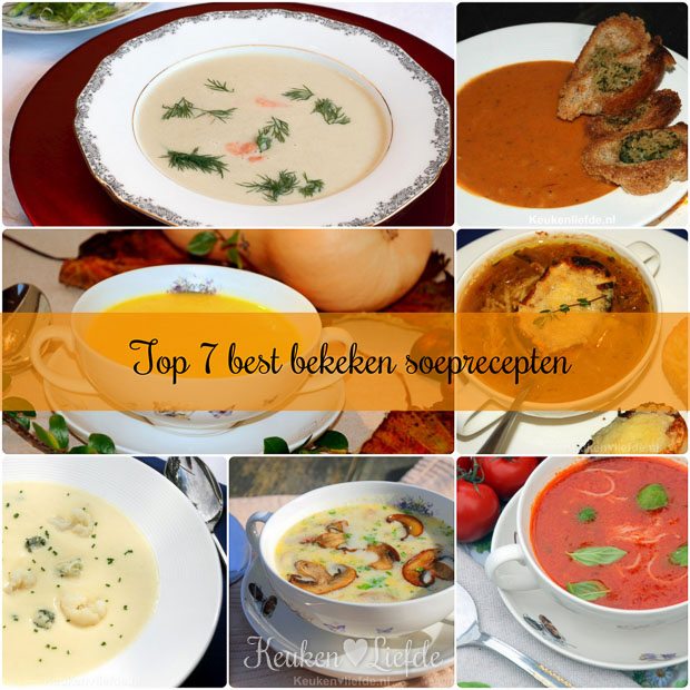 Top-7 best bekeken soeprecepten week 1