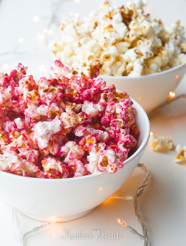 Speels & Smakelijk: Zoete roze popcorn!