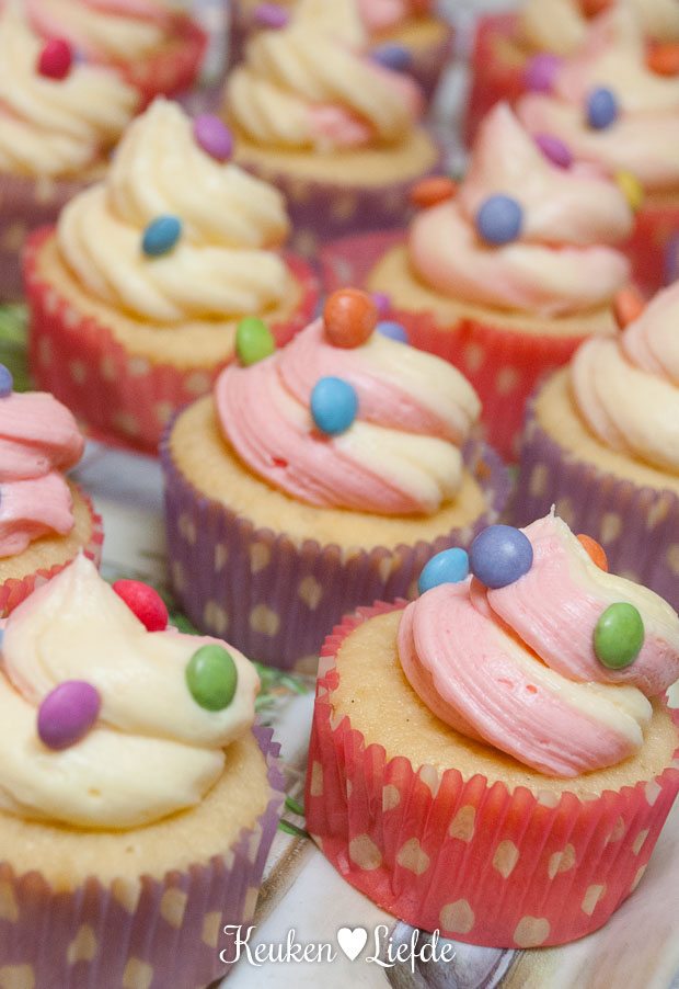 Speels & Smakelijk: Smartie cupcakes