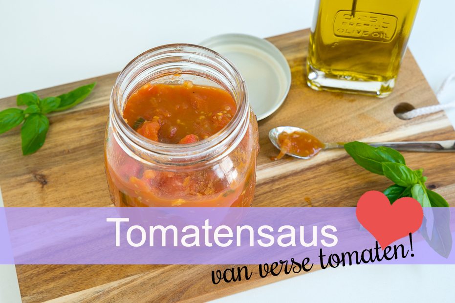 Tomatensaus van verse tomaten (kookvideo!)