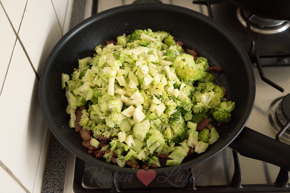 Quiche met broccoli en spekjes