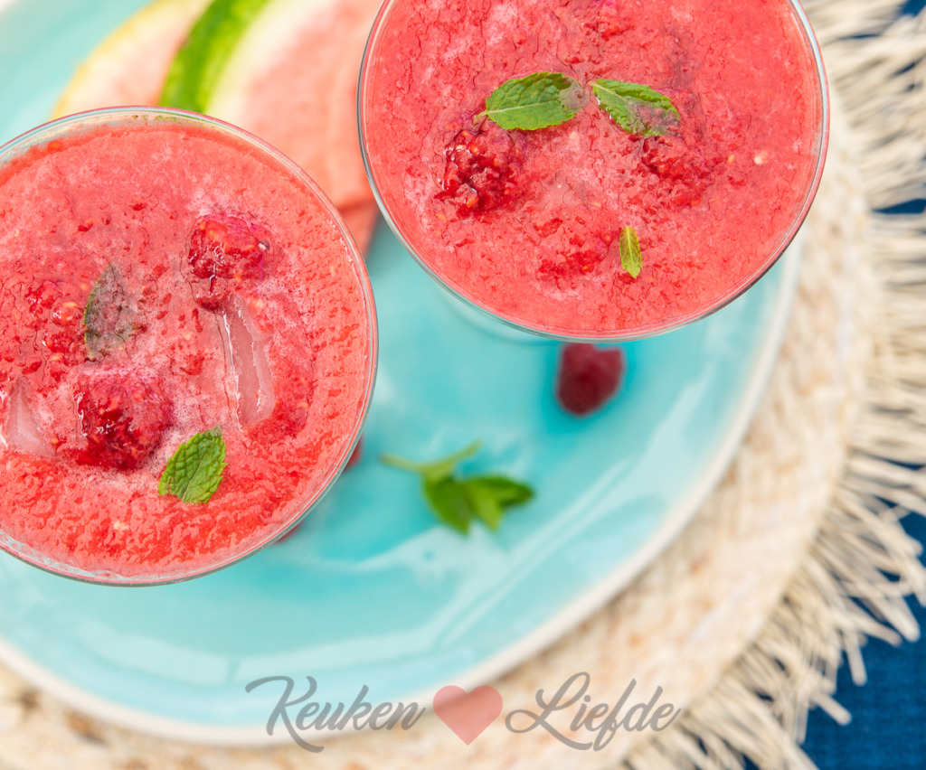 Watermeloen cocktail zonder alcohol