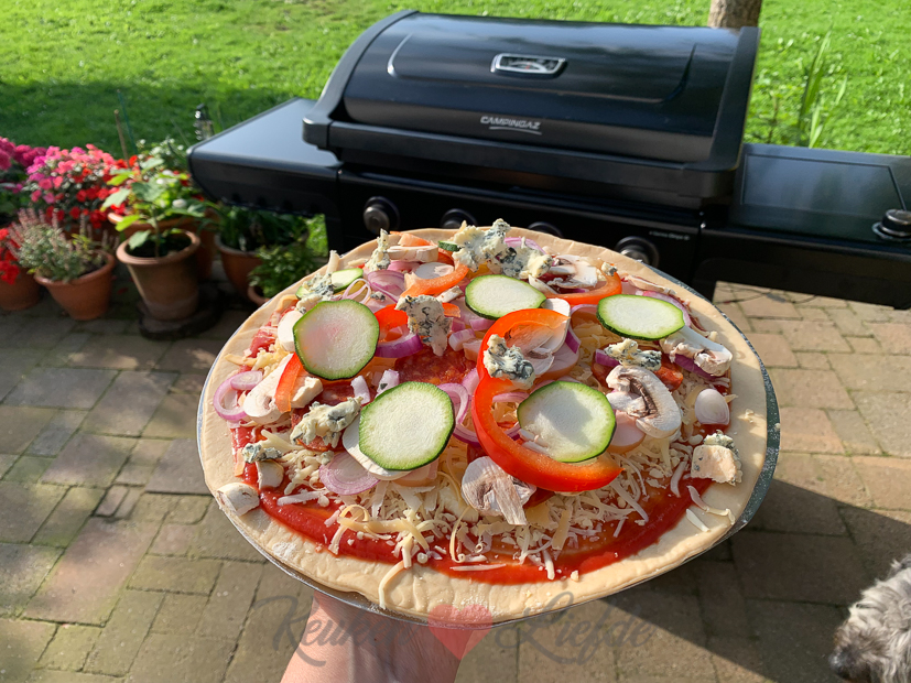 Pizza van de barbecue