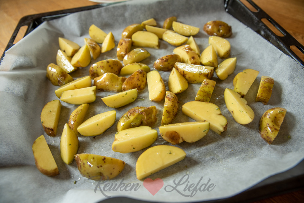 Rustieke aardappeltjes uit de oven