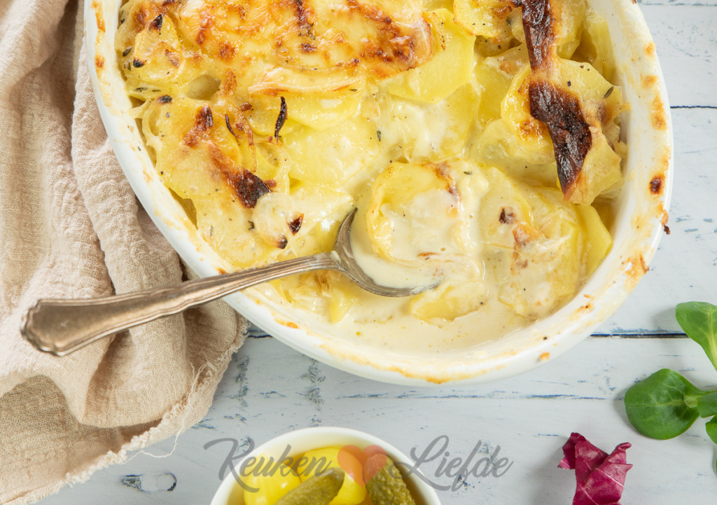 Aardappelgratin met raclettekaas